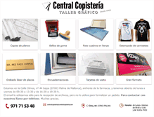 Tablet Screenshot of centralcopisteria.com